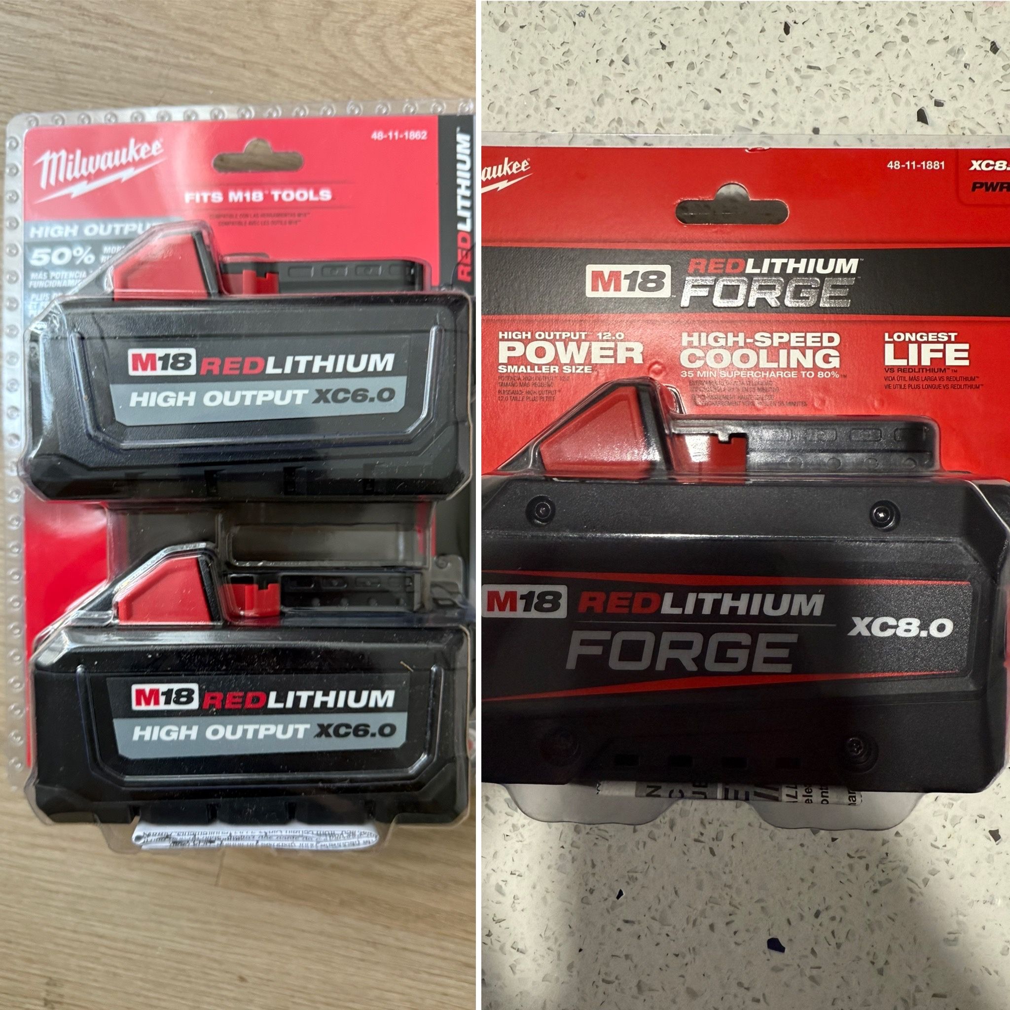 Milwaukee Batteries (3)