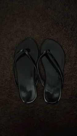 Black Flip Flop Sandals
