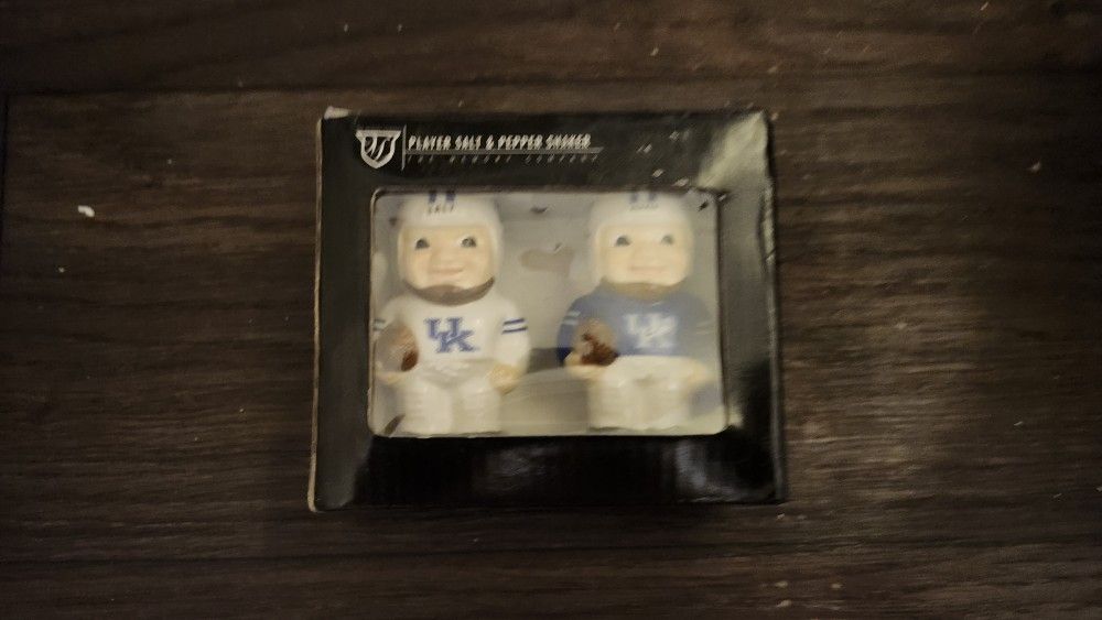 Player Salt and Pepper Shakers