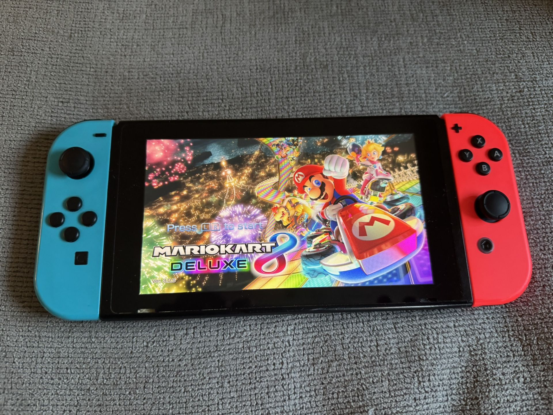 Nintendo Switch With Games And Games Case
