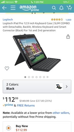 Logitech case w keyboard