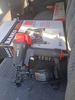 Brank roofing nail gun. Used once.