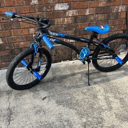 Blue bicycle