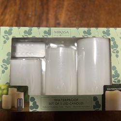 Mikasa 3 Candle Set With Remote