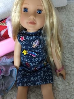 Beautiful doll With American Girl Accessories