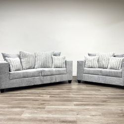 410 Gray Sofá And Loveseat 💙💙💙💙