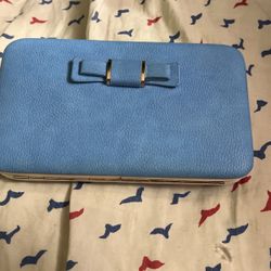 New Pidanlu Light Blue Wallet /wristlet