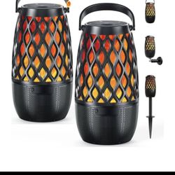 2 Pack DBSOARS Outdoor Torch Bluetooth Speaker