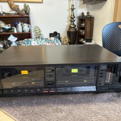 Technics RS-T60R Double Stereo Cassette Deck - Black