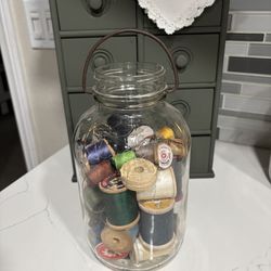 Vintage Glass Jar