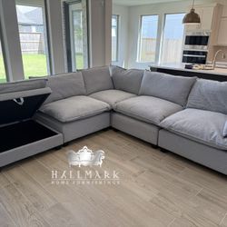 New 5-Piece Modular Cloud Sectionals