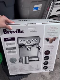 Breville The Infuser Espresso Machine (BES840XL) – Excellent Condition + Original Box & Accessories