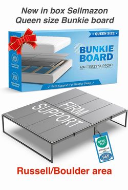 New in box Bunkie Board Queen Size (60x80''), Heavy Duty. Russell/Boulder area