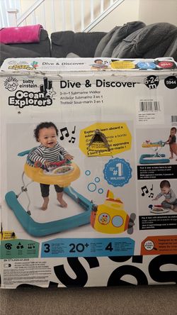 Baby Einstein Ocean Explorers Dive & Discover 3-in-1 Walker