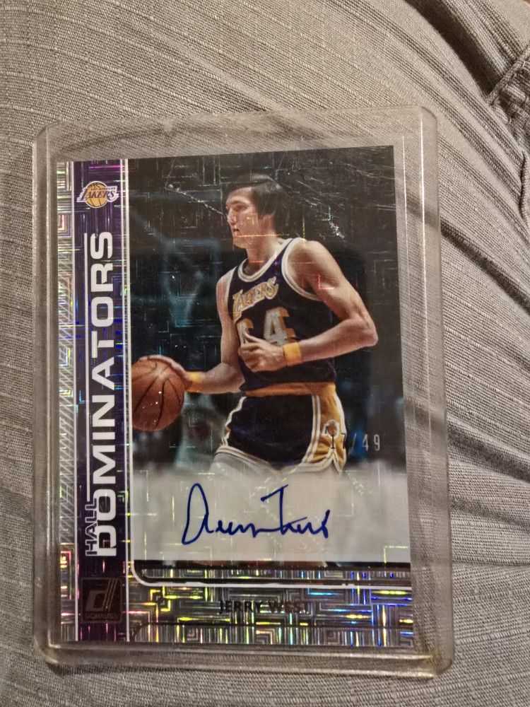 Panini Los Angeles Lakers Jerry West Signature Card 17/49