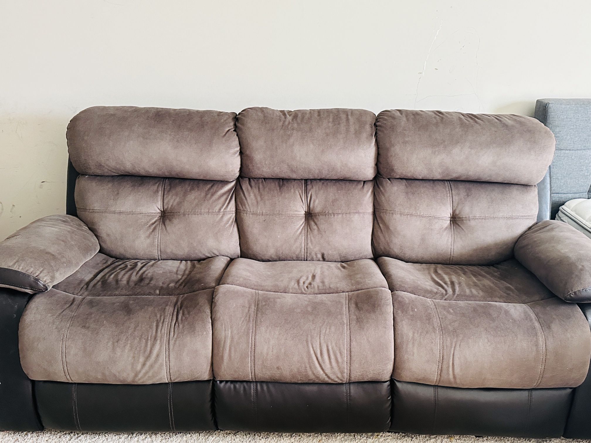 Reclining Sofa / Couch 3 Seater 