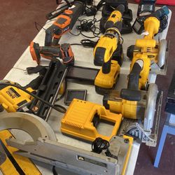 New and repaired tool, one month guarantee, money is not returned, only credit of the value that is sold.  Everything varies in price.  Prices range f