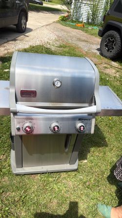 Weber grill  silver