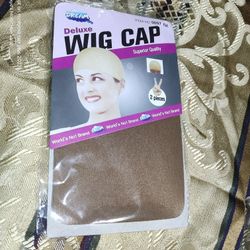 NEW 2 Piece "Gorgeous Deluxe" Brown Wig Caps Only $2!!!