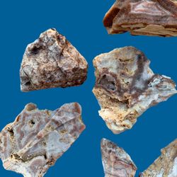 1.5 Pounds Lace Agate With Crystals. Rocks Crystals Gemstones