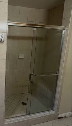 66” wider shower doors