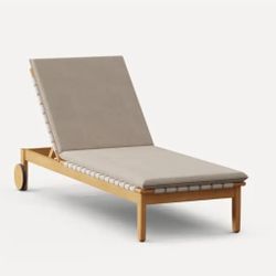 New Teak Outdoor Lounge Chair
