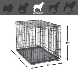 Selling 2 Dog Kennels and A Pet Feeder $80