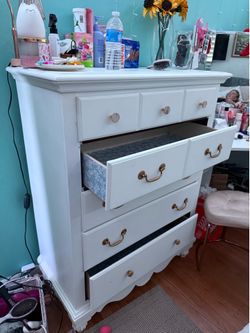 White dresser