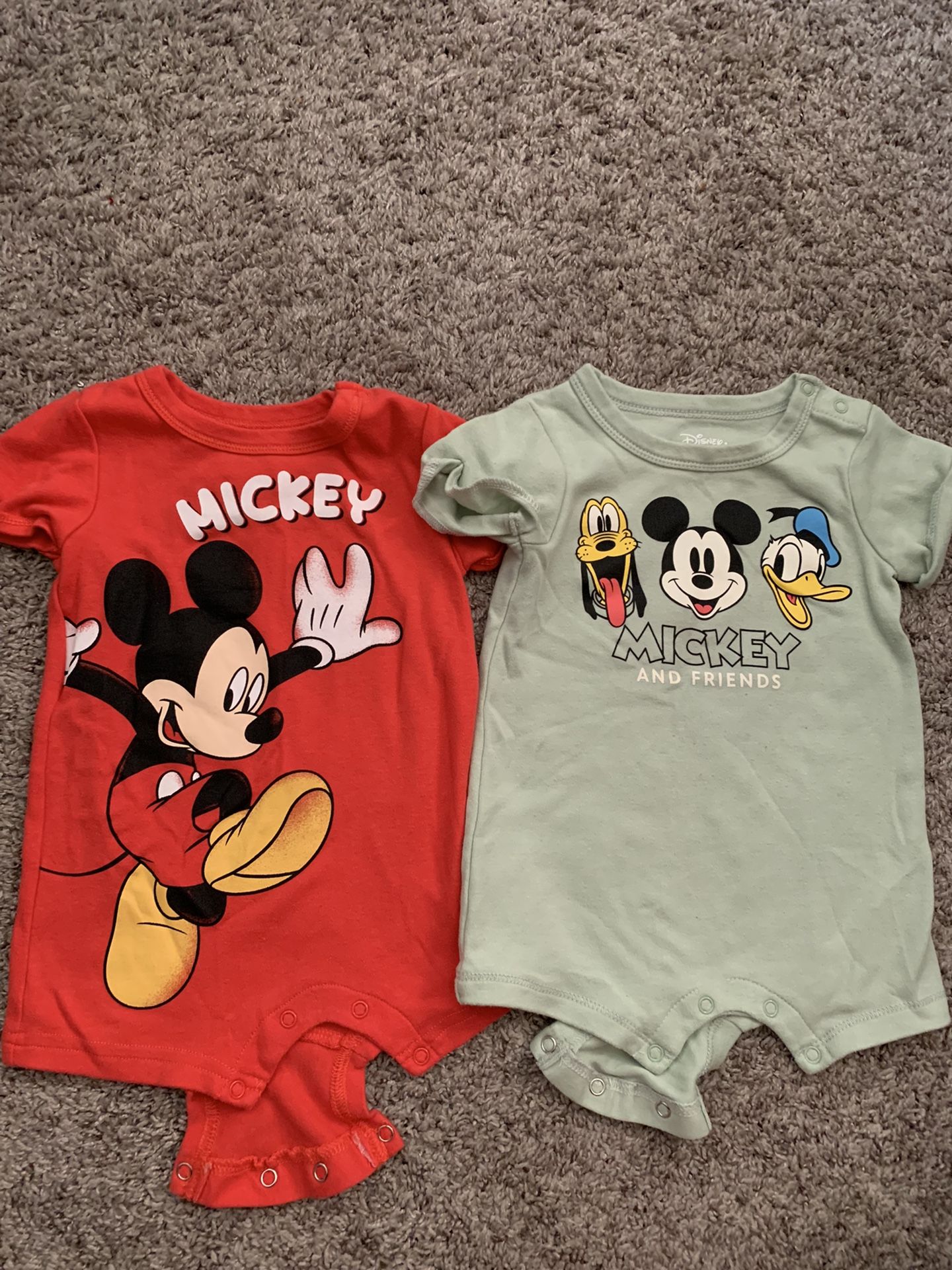Mickey Mouse Rompers