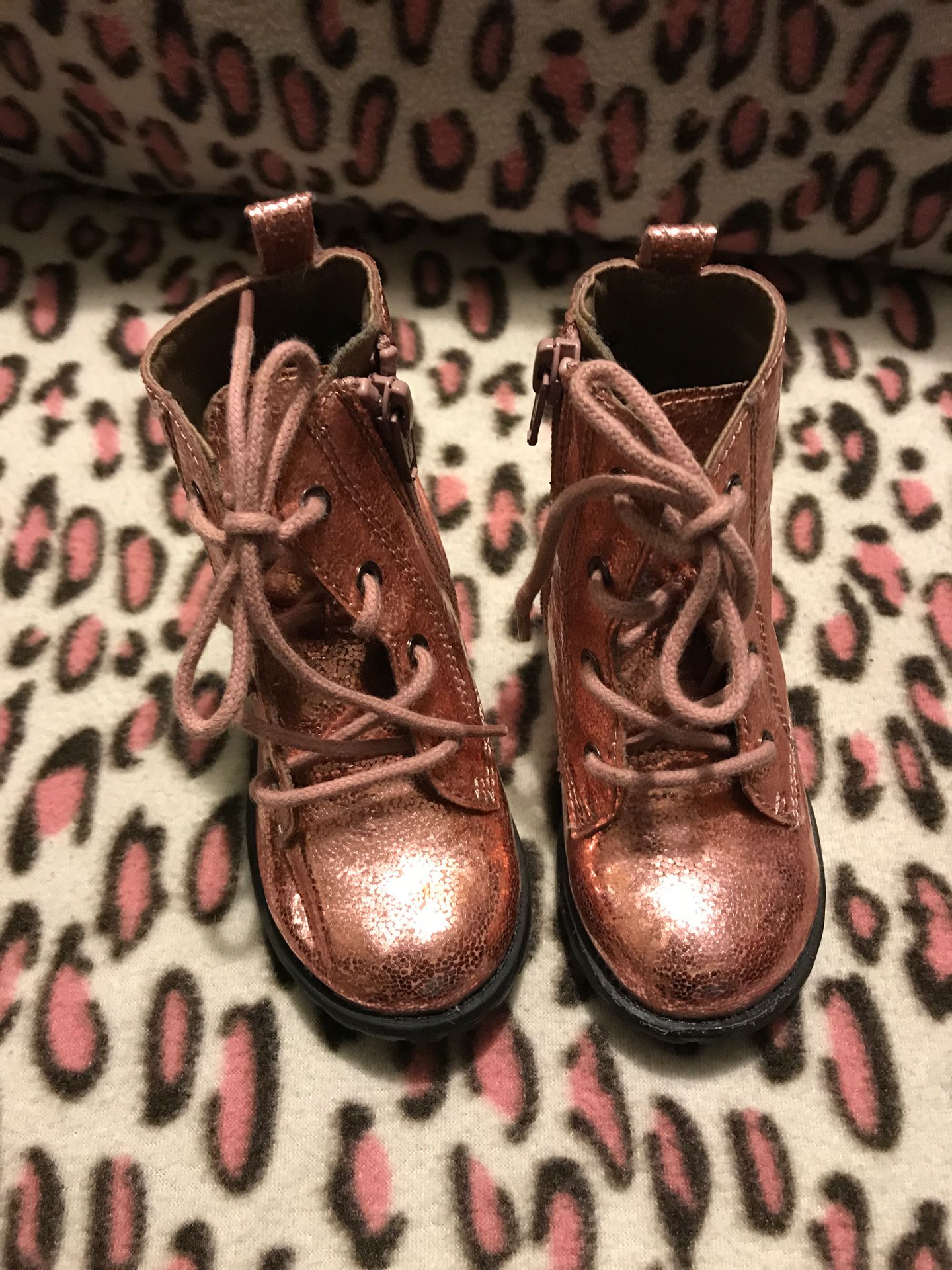 Toddler Girls GAP glitter boots size 7