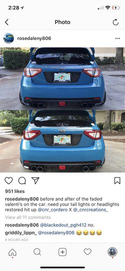 Headlight restorations