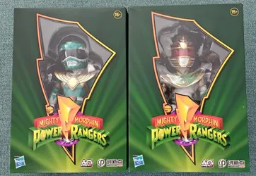 Power Rangers Green Ranger & Lord Drakkon Action Q Figures – New/Sealed