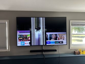 Samsung 75” TV Broken Screen