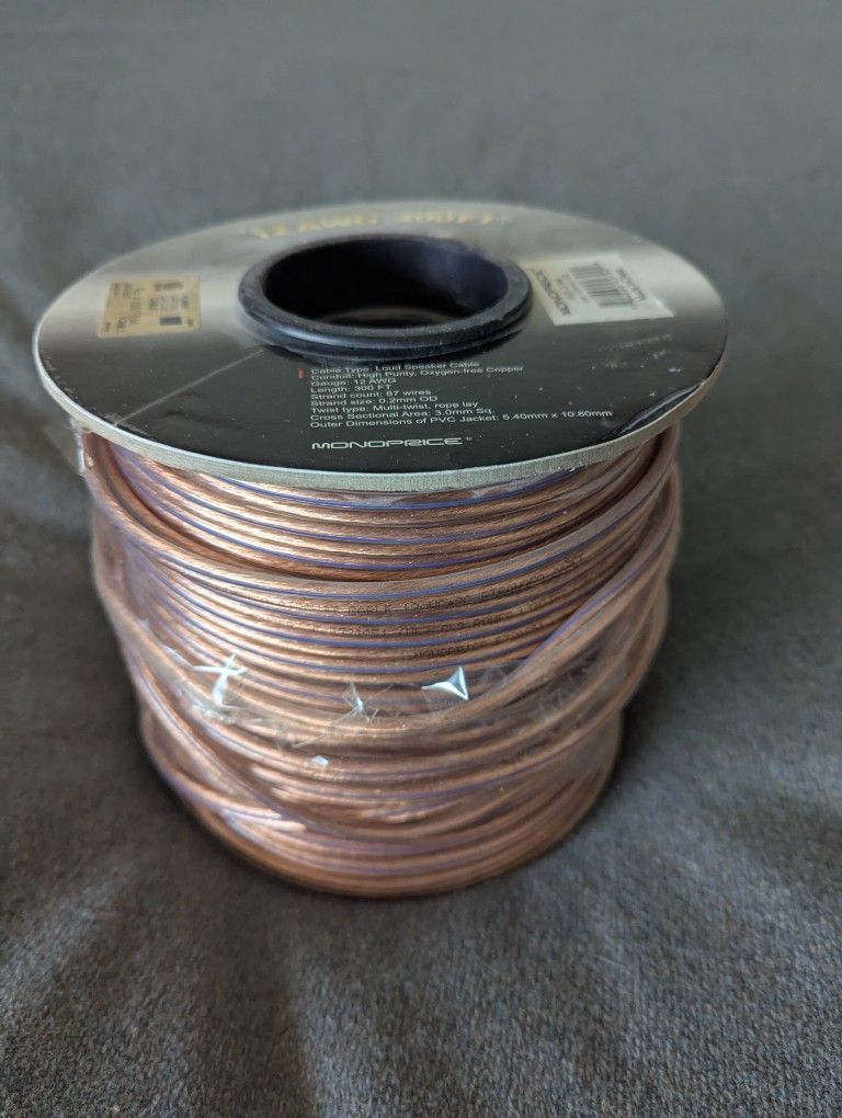 Speaker Wire 280ft 12 AWG