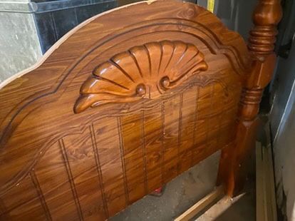 Heavy Wooden Bed frame