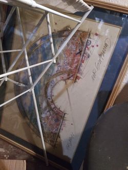 SkyFan signed William Gatewood gold Foil