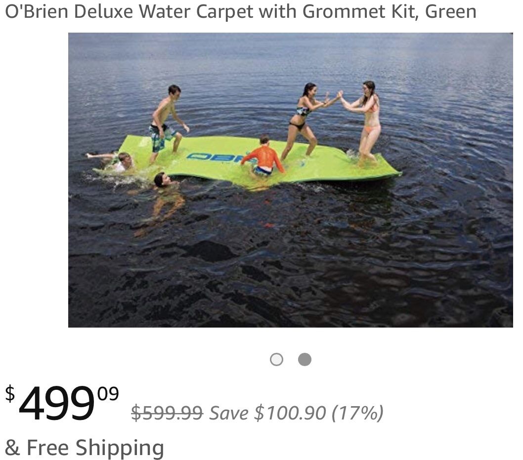 O'Brien Water Carpet with Grommet Kit, Green