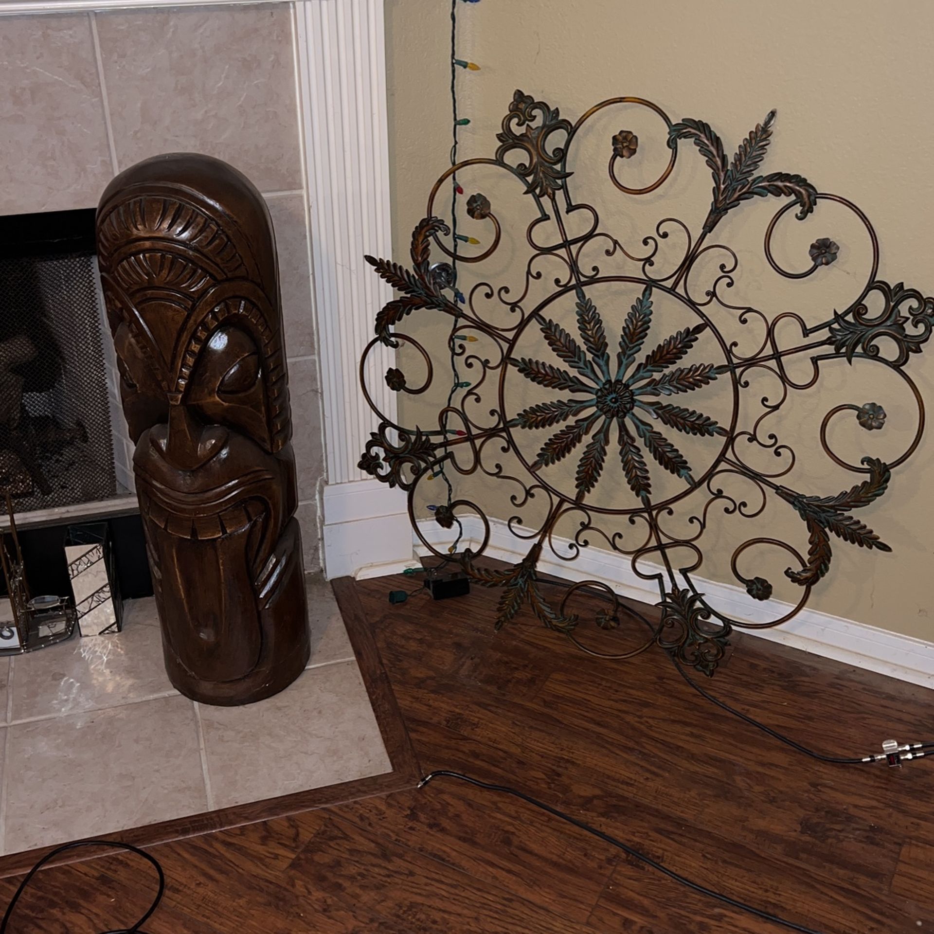 Tiki And Iron Art