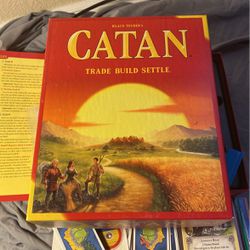 Catan ~ Trade Build Settle Board game ~ Complete 