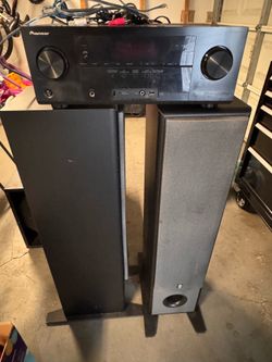 Pioneer Receiver and Yamaha speakers