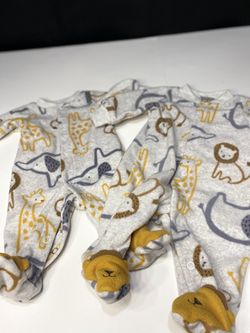 Twin Adorable Animal Print Baby Onesies Child Of Mine