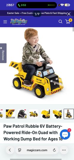 Paw Patrol Drivable Toy Truck
