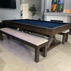 Beautiful Dining Pool Table 