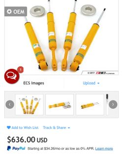 Bilstein B8 Series Shock Absorbers