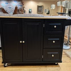 Kitchen island cart on weels ( Extra Counter Space)