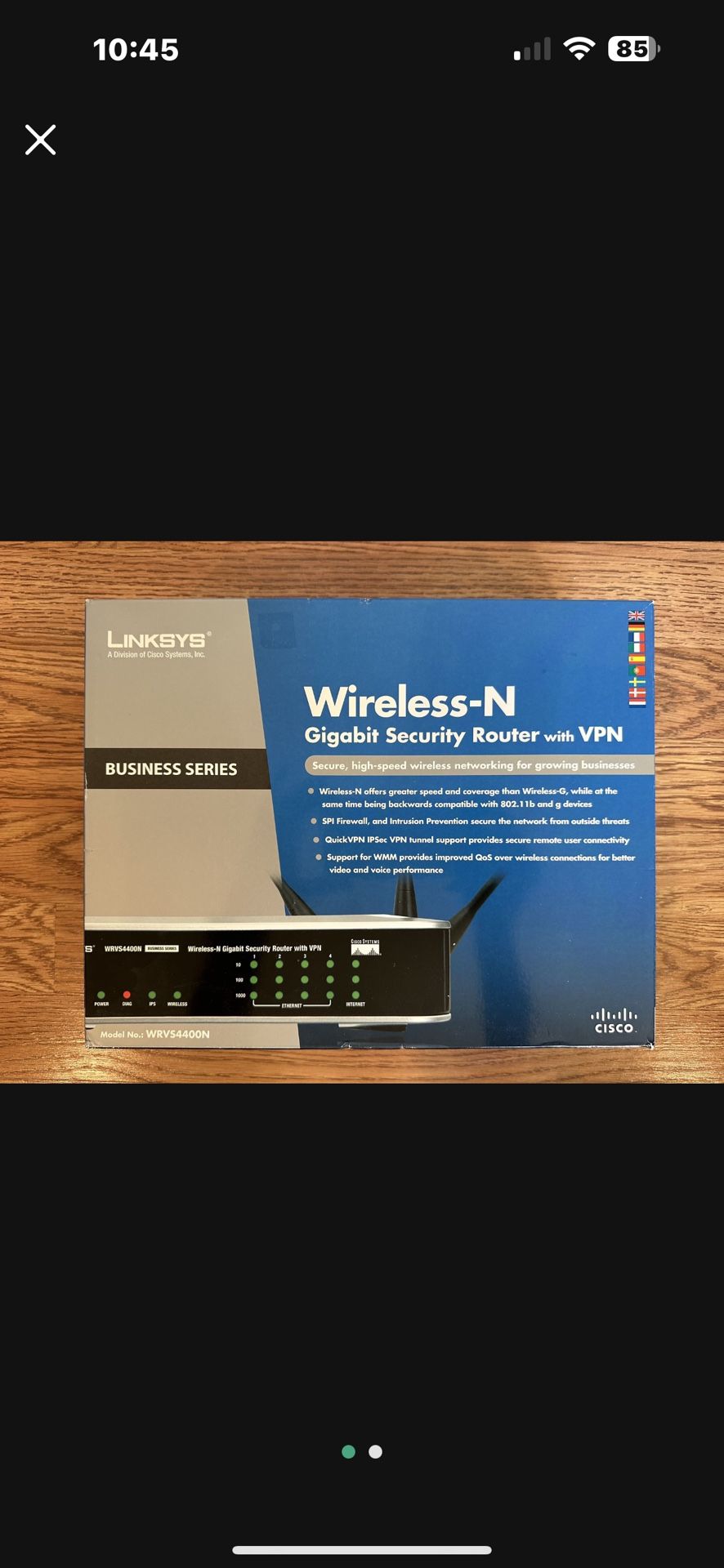 Linksys Wireless-N Router