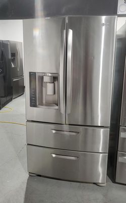 LG 4 Door Stainless Steel Fridge
