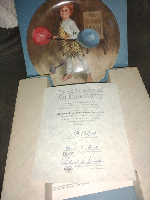 The Edwin MKnowles  China Co.  $20