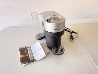 Nespresso Vertuo Pop+ Deluxe Espresso & Coffee Machine (Silver)
