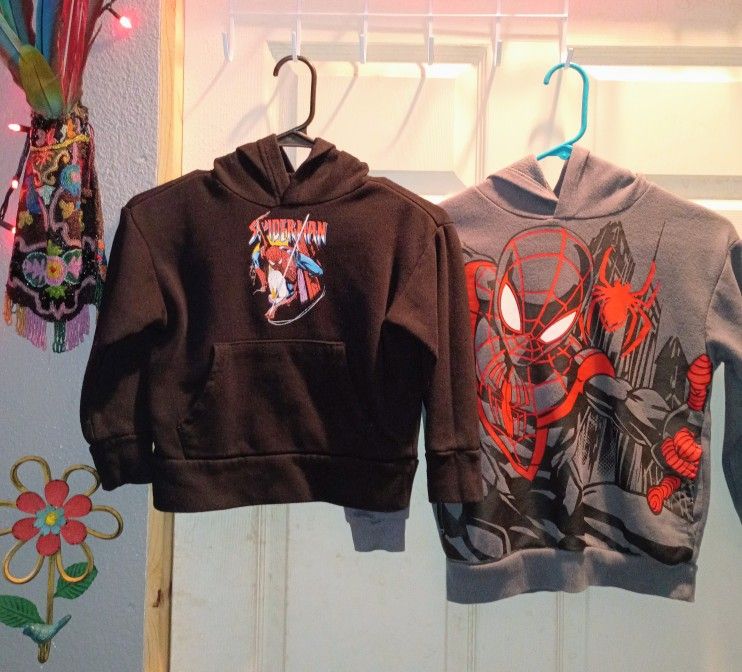 2 Spiderman Hoodies